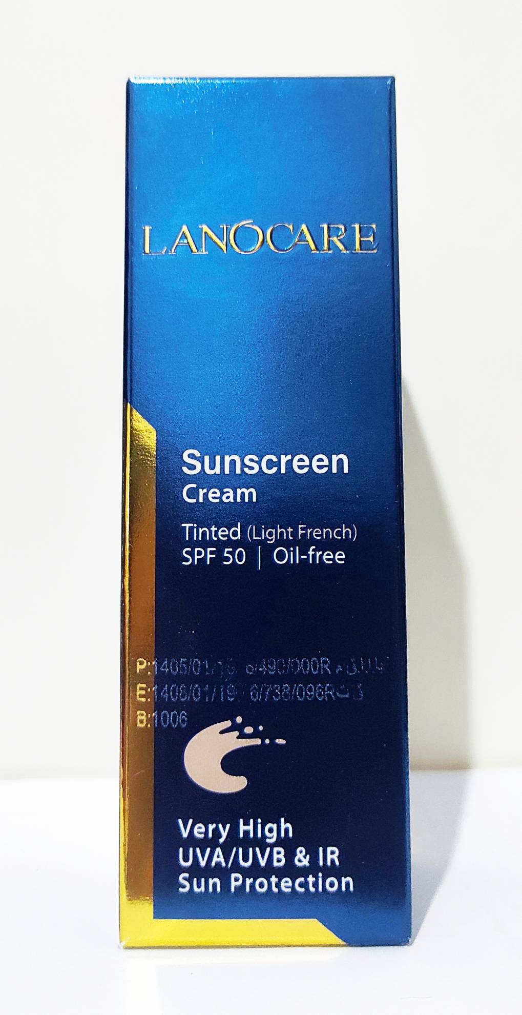 کرم ضدآفتاب رنگی SPF50 لانوکر 30ml